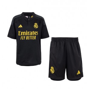Real Madrid Tredje trøje Børn 2023-24 Kort ærmer (+ korte bukser)
